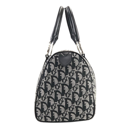 Christian Dior Trotter Jacquard Mini Bostonbag Handbag Black Vintage Old turmxz