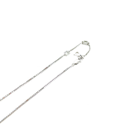 Christian Dior Plate Dog tag Necklace Silver Vintage Old vby7ib