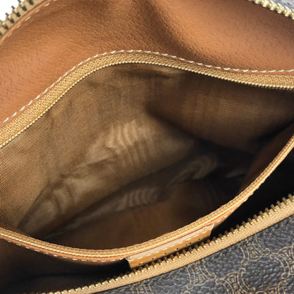 CELINE Macadam Handbag Vanitybag  minibag small Brown Vintage Old celine vcwwvc