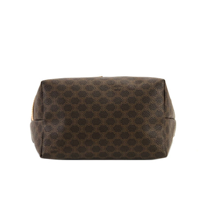 CELINE Macadam Handbag Vanitybag  minibag small Brown Vintage Old celine vcwwvc