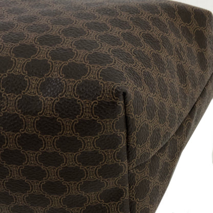 CELINE Macadam Handbag Vanitybag  minibag small Brown Vintage Old celine vcwwvc