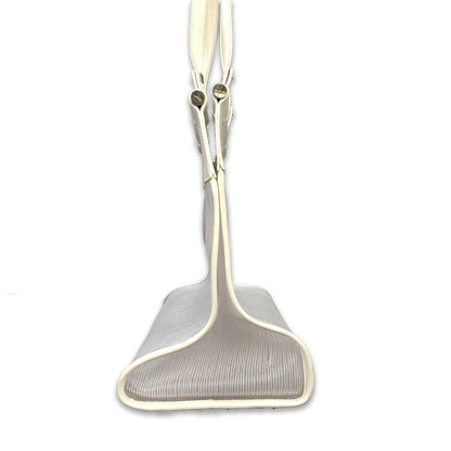 Salvatore Ferragamo 標誌浮雕透明包肩背包手提包白色復古舊 rwnbrc