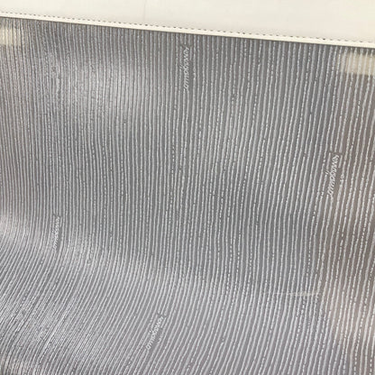 Salvatore Ferragamo 標誌浮雕透明包肩背包手提包白色復古舊 rwnbrc