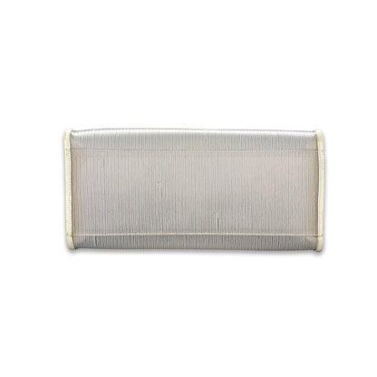 Salvatore Ferragamo 標誌浮雕透明包肩背包手提包白色復古舊 rwnbrc