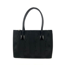 Load image into Gallery viewer, Yves Saint Laurent YSL logo Stripe Handbag Black Vintage Old YSL xn8hwi
