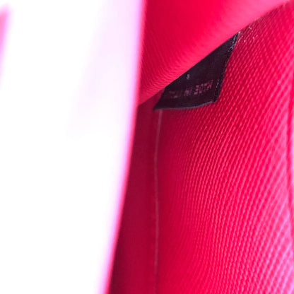 PRADA Logo Saffiano leather Chain Wallet Shoulderbag 1M1405 Pink Vintage Old jz8uth