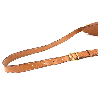 CELINE Macadam Mantel chain Bucket bag Shoulderbag Brown Vintage Old CELINE wnm4fz