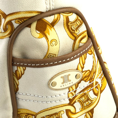 CELINE Boogie bag Chain pattern Handbag Old CELINE Vintage mtjjtn