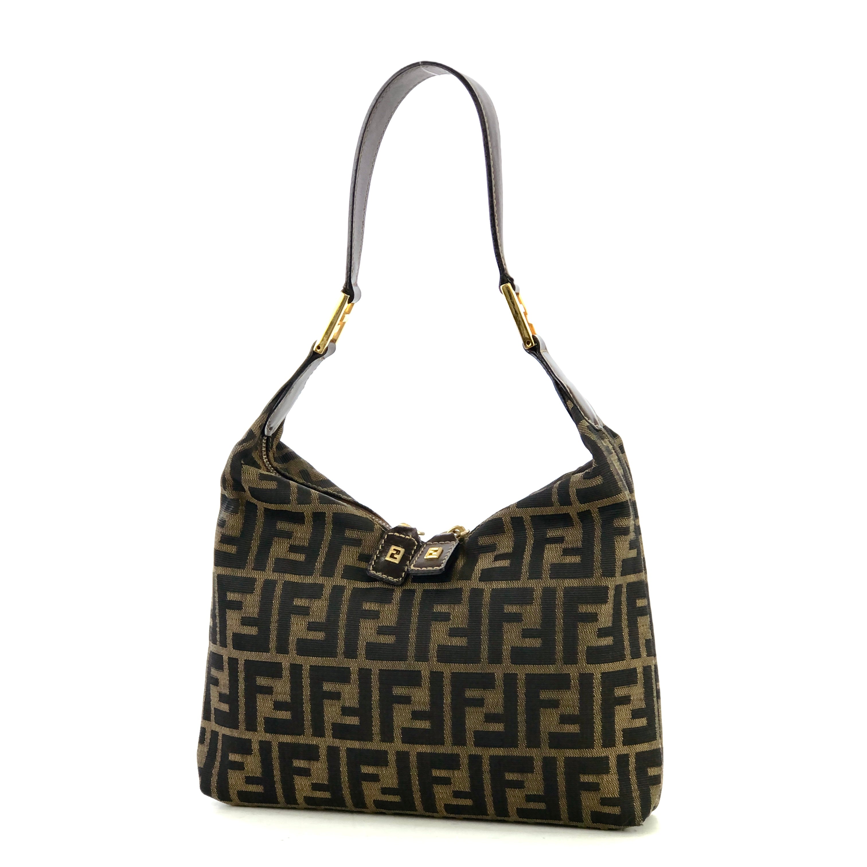 Vtg fendi offers double pocket crossbody bag