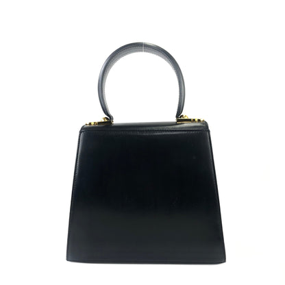 Salvatore Ferragamo Gancini 斜背包 手提包 肩背包 黑色 復古 舊 eyft2n