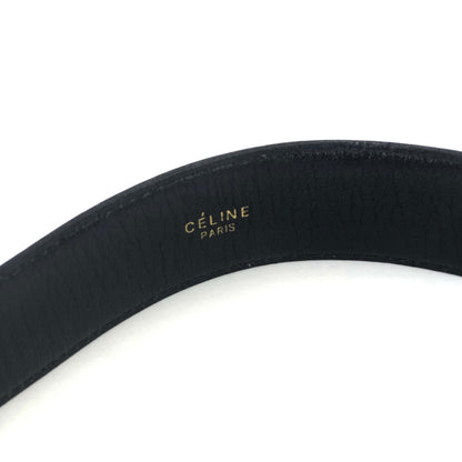CELINE 馬車皮帶 黑色 復古舊款 Celine kphbkx