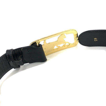 CELINE 馬車皮帶 黑色 復古舊款 Celine kphbkx