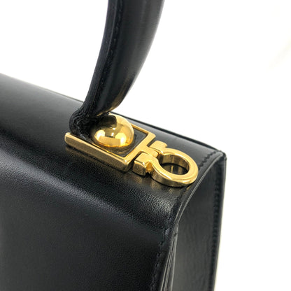 Salvatore Ferragamo Gancini 斜背包 手提包 肩背包 黑色 復古 舊 eyft2n