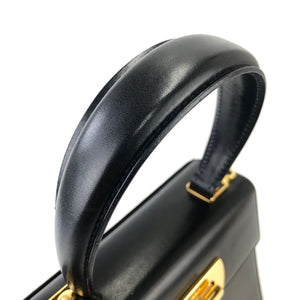 Salvatore Ferragamo Gancini Crossbody Handbag Shoulderbag Black Vintage Old eyft2n