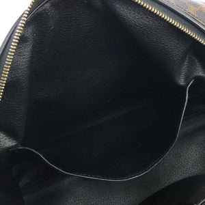 CELINE Macadam Blason Embossed Boston bag Handbag Black Vintage Old Celine 2g6ijr