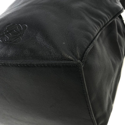 LOEWE Anagram Drawstring Leather minibag Shoulder bag Black Vintage Old 32uy2f