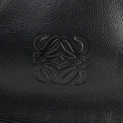 LOEWE Anagram Drawstring Leather minibag Shoulder bag Black Vintage Old 32uy2f