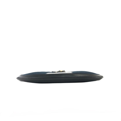 GUCCI Canvas Horsebit Shoulder bag Hobo bag Black Vintage Old rt2rmx