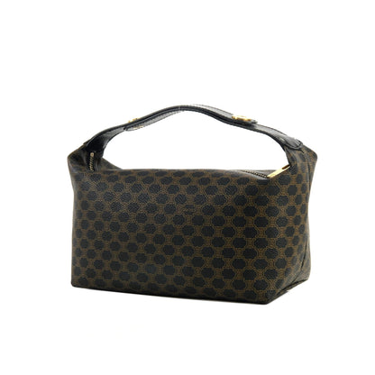 CELINE Macadam 圓形標誌迷你手提包化妝包流浪包黑色復古舊款 celine j6skig