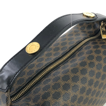 CELINE Macadam 圓形標誌迷你手提包化妝包流浪包黑色復古舊款 celine j6skig