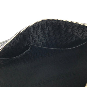 Christian Dior Logo charm Handbag Boston bag Black Old Vintage mmpsgn