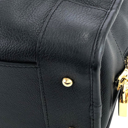 LOEWE Amazona 28 Anagram Bostonbag Handbag Black Vintage frrmrz