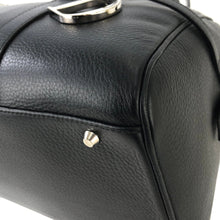 Load image into Gallery viewer, Christian Dior Logo charm Handbag Boston bag Black Old Vintage mmpsgn
