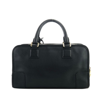 LOEWE Amazona 28 Anagram Bostonbag Handbag Black Vintage frrmrz