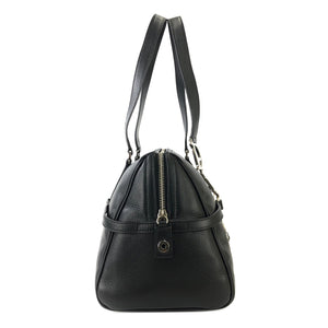 Christian Dior Logo charm Handbag Boston bag Black Old Vintage mmpsgn