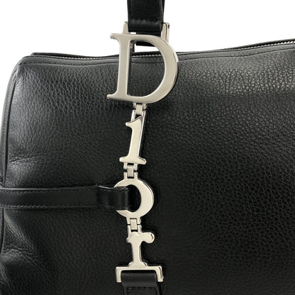 Christian Dior 標誌吊飾手提包波士頓包黑色舊款復古 mmpsgn