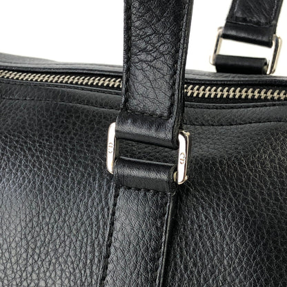 Christian Dior 標誌吊飾手提包波士頓包黑色舊款復古 mmpsgn
