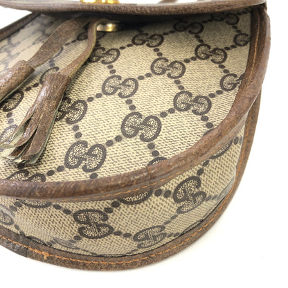 GUCCI GGplus Tassel Minibag Shoulderbag Brown Old peeyt4