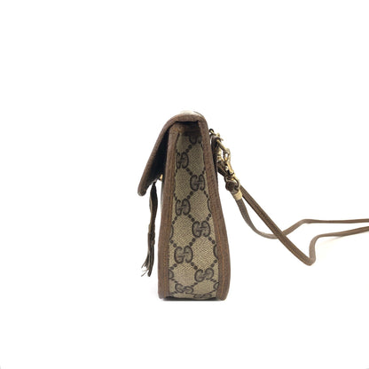 GUCCI GGplus Tassel Minibag Shoulderbag Brown Old peeyt4
