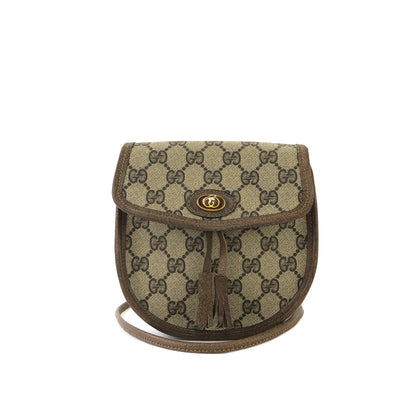 GUCCI GGplus Tassel Minibag Shoulderbag Brown Old peeyt4