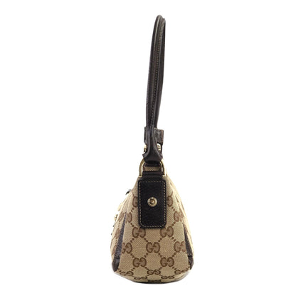 GUCCI GG canvas Horsebit Hobobag Handbag Beige Vintage Old m2giri