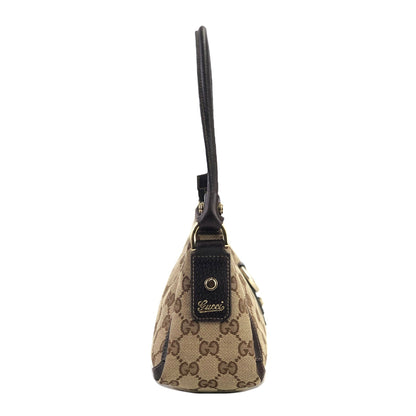 GUCCI GG canvas Horsebit Hobobag Handbag Beige Vintage Old m2giri