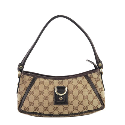 GUCCI GG canvas Horsebit Hobobag Handbag Beige Vintage Old m2giri