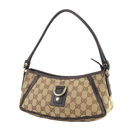 GUCCI GG canvas Horsebit Hobobag Handbag Beige Vintage Old m2giri