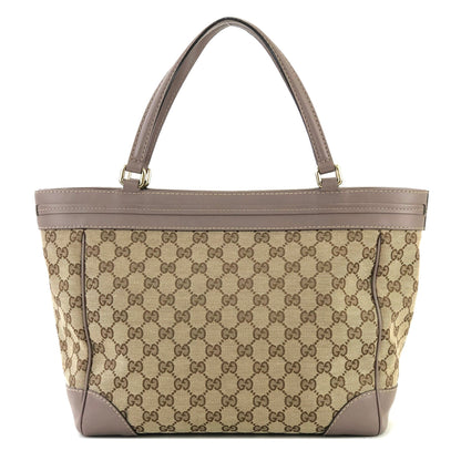 GUCCI GG帆布標誌緞帶皮革帆布MAYFAIR 257061手提包米色薰衣草灰色復古oldgucci tdg5wh