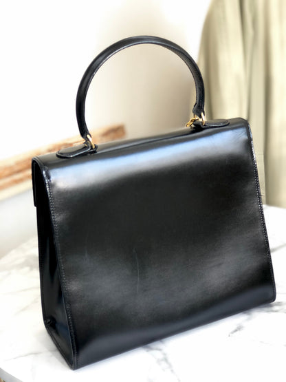 CELINE 鏈條扣手提包 黑色 復古 舊款 Celine t7rz5i