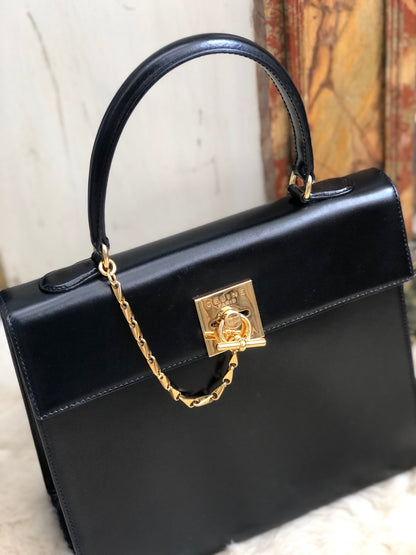 CELINE 鏈條包 黑色 復古 舊款 Celine xzxdk2