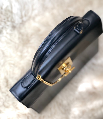 CELINE 鏈條包 黑色 復古 舊款 Celine xzxdk2