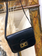 Load image into Gallery viewer, CELINE Blason Triomphe Leather Crossbody Shoulder bag Black Vintage Old celine pniuge
