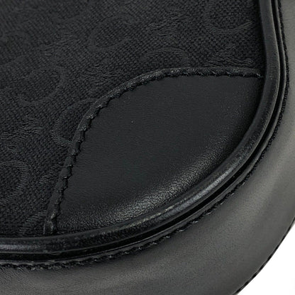 CELINE Macadam 布料 Hobo 手提包 黑色 復古 舊 CELINE 6mfx55