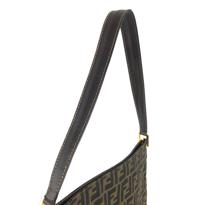 FENDI Zucca Jacquard Totebag Shoulder bag Brown vintage Old kkuhuc