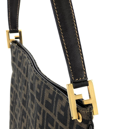 FENDI Zucca Jacquard Totebag Shoulder bag Brown vintage Old kkuhuc