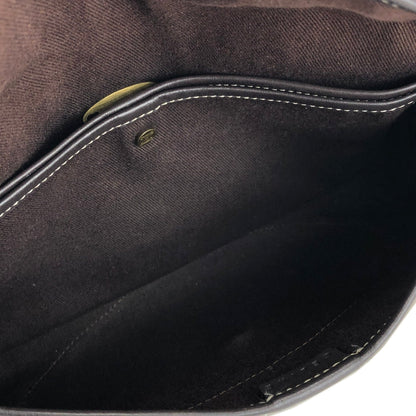 CELINE Macadam 織物鉚釘手提包棕色復古舊款 CELINE dr2645