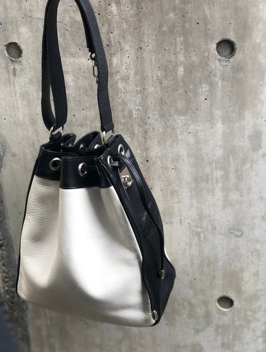 Celine Shoulder Bag Authentic Gray Macadam Suede Small Hobo 