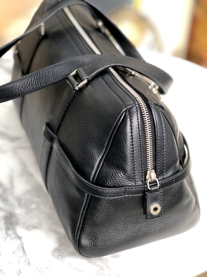 Christian Dior 標誌吊飾手提包波士頓包黑色舊款復古 mmpsgn