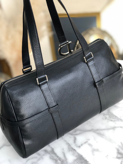 Christian Dior 標誌吊飾手提包波士頓包黑色舊款復古 mmpsgn